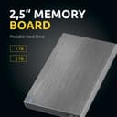 Intenso Memory Board 6028660 2.5" USB 3.2 Gen 1 external hard drive 1 TB Anthracite thumbnail 2