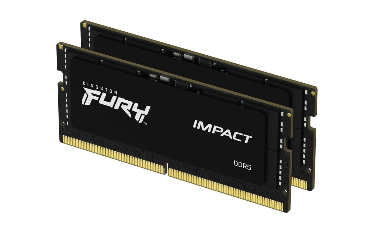 Kingston Technology FURY 32GB 6400MT/s DDR5 CL38 SODIMM (Kit of 2) Impact XMP