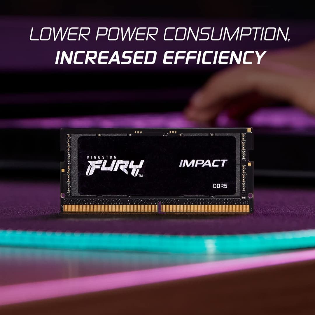 Kingston Technology FURY 32GB 6400MT/s DDR5 CL38 SODIMM (Kit of 2) Impact XMP - Image 7