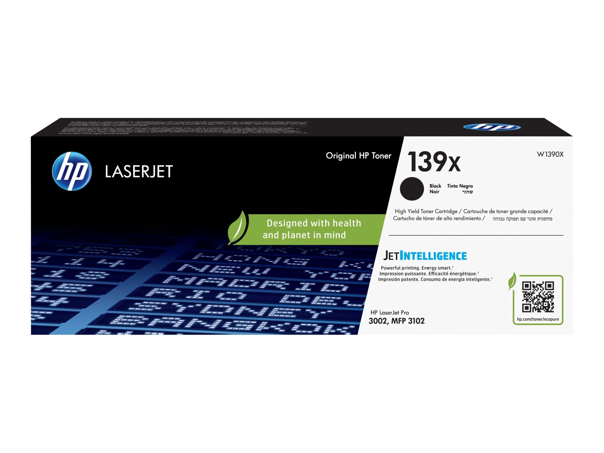HP 139X - High Yield - black - original - LaserJet - toner cartridge (W1390X) - 4,000 pages