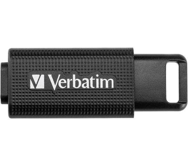 Verbatim Store 'n' Go USB-C 3.2 Gen 1 Retractable Memory Stick - 32 GB, Black (49457) - Image 1