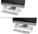 Leitz Ergo Adjustable Monitor Stand - Light Grey thumbnail 4
