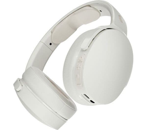 Skullcandy Hesh Evo Wireless Bluetooth Over-Ear Headphones, 36 Hours Battery - White - Image 1