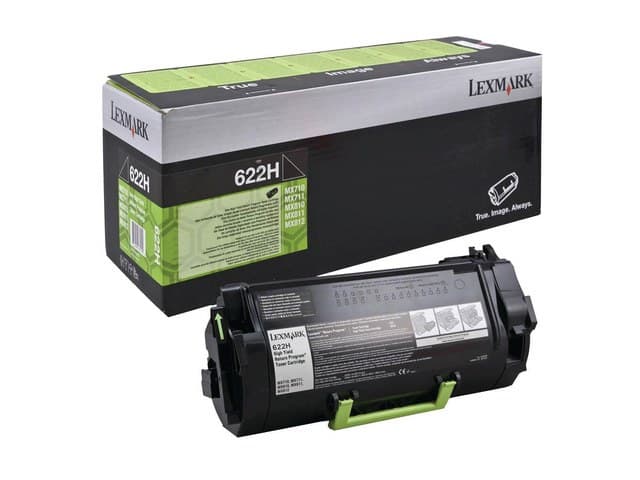 Lexmark 622HE (62D2H0E) High Yield Black Toner Cartridge for MX710/MX711 - 25,000 Pages