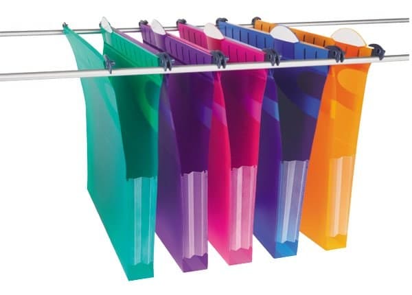 Rexel Multifile Extra Secura A4 Suspension File 30mm Assorted (10) - Image 1