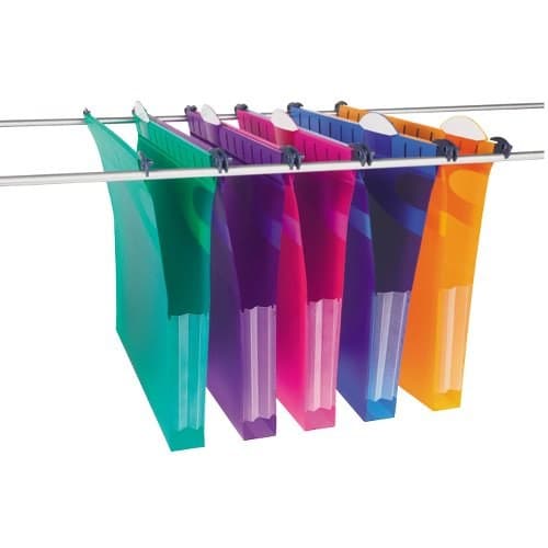Rexel Multifile Extra Secura A4 Suspension File 30mm Assorted (10) - Image 2