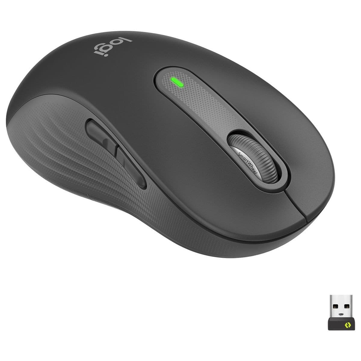 Logitech M650 Left Handed Wireless Mouse - Black