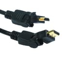 Cables Direct 1m Swivel HDMI Cable thumbnail 1