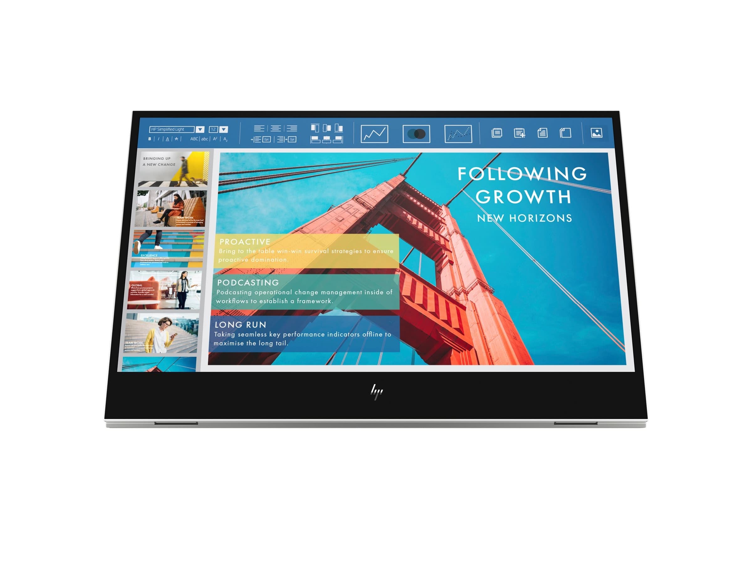 HP E14 G4 14" Full HD USB-C Portable Monitor Silver