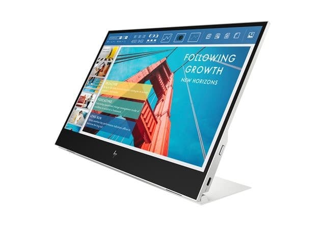 HP E14 G4 14" Full HD USB-C Portable Monitor Silver - Image 3