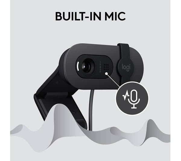 Logitech Brio 100 Full HD 1080p Webcam Graphite - Image 5