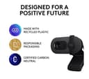 Logitech Brio 100 Full HD 1080p Webcam Graphite thumbnail 9
