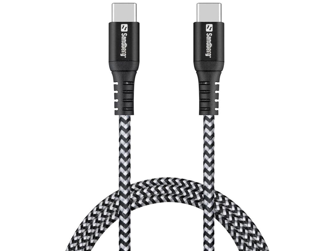 Sandberg Survivor USB-C to USB-C Cable 100W - 1m - Image 1