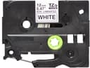Brother Non laminated black on white tape thumbnail 2