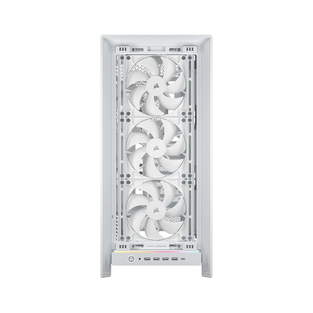Corsair FRAME 5000D RS Tempered Glass Mid Tower Gaming PC Case - White - Image 3