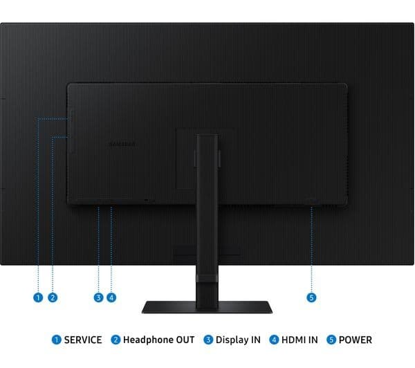 SAMSUNG ViewFinity S7 LS37D702EAUXXU 4K Ultra HD 37" VA LCD Monitor - Black - Image 9