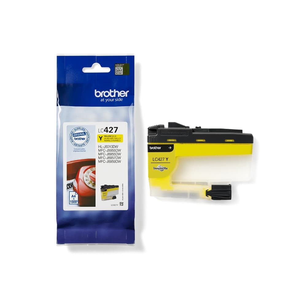 Brother LC427 Ink Cartridge 750 Pages - Yellow