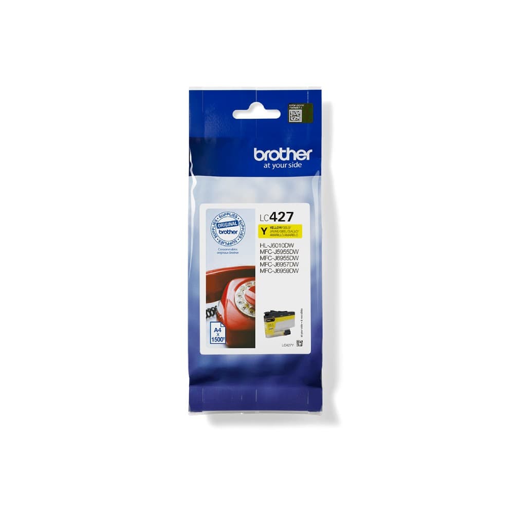 Brother LC427 Ink Cartridge 750 Pages - Yellow - Image 3