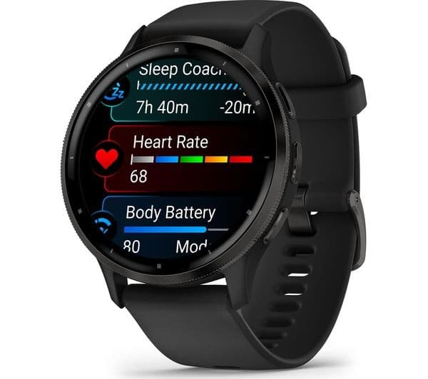Garmin Venu 3 Smartwatch 45mm Slate & Black - Image 2