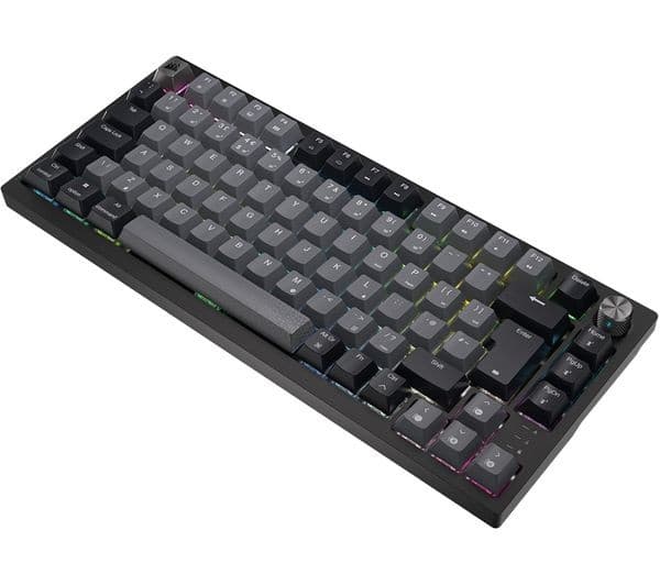 CORSAIR K65 Plus RGB 75% Wireless Mechanical Gaming Keyboard, MLX Red Switches, UK Layout - Black - Image 4