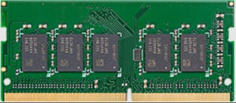 Synology D4ES02-4G memory module 4 GB 1 x 4 GB DDR4 260-pin SO-DIMM ECC unbuffered - Image 1