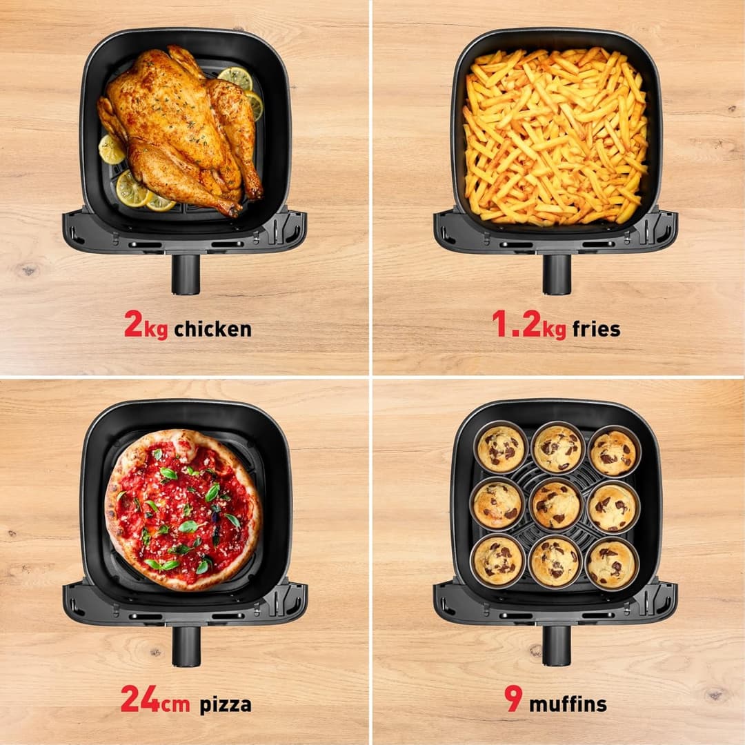 Tefal Easy Fry Mega Air Fryer 7.5L Black (EY8558G0) - Image 6