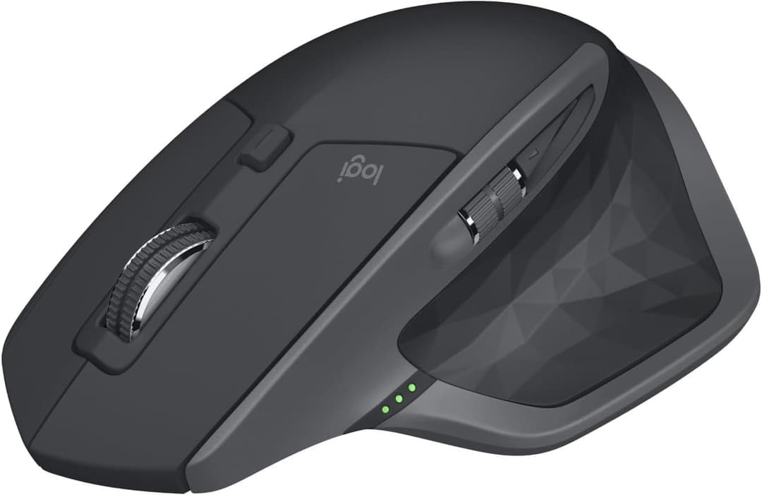 Logitech MX Master 2S Bluetooth Edition Wireless Mouse, Multi-Surface, Hyper-Fast Scrolling, Ergonomic, Rechargeable, Connects Up to 3 Mac/PC Computers - Graphite - Image 1