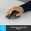 Logitech MX Master 2S Bluetooth Edition Wireless Mouse, Multi-Surface, Hyper-Fast Scrolling, Ergonomic, Rechargeable, Connects Up to 3 Mac/PC Computers - Graphite thumbnail 4