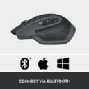 Logitech MX Master 2S Bluetooth Edition Wireless Mouse, Multi-Surface, Hyper-Fast Scrolling, Ergonomic, Rechargeable, Connects Up to 3 Mac/PC Computers - Graphite thumbnail 7