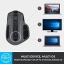 Logitech MX Master 2S Bluetooth Edition Wireless Mouse, Multi-Surface, Hyper-Fast Scrolling, Ergonomic, Rechargeable, Connects Up to 3 Mac/PC Computers - Graphite thumbnail 9