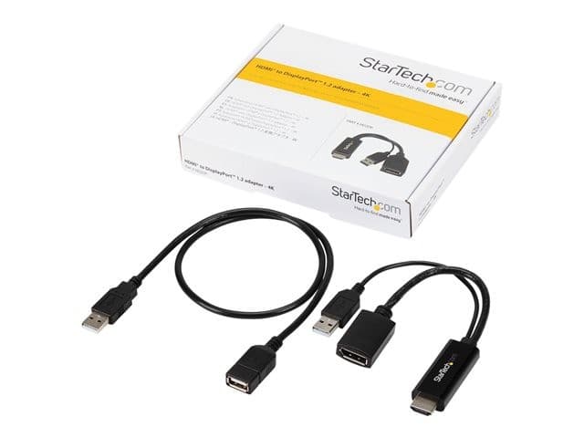 StarTech HD2DP 4K 30Hz Active HDMI to DisplayPort Adapter with USB Power - Image 6