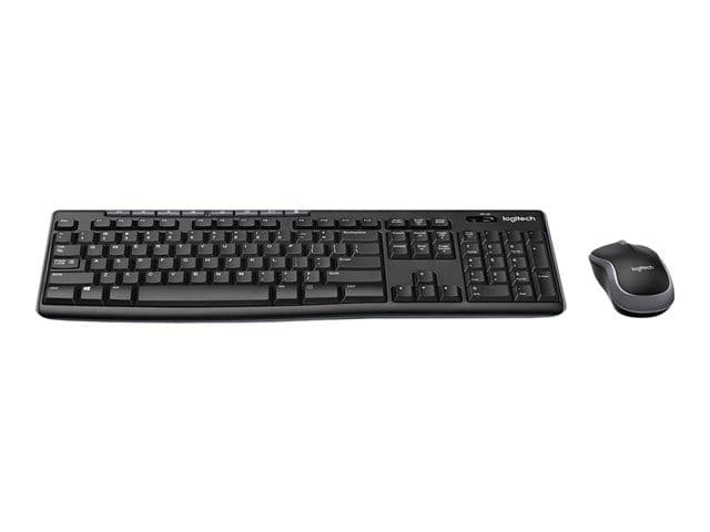 Logitech MK270 Wireless Keyboard and Mouse Combo - German Layout, Black