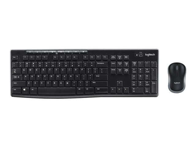 Logitech MK270 Wireless Keyboard and Mouse Combo - German Layout, Black - Image 2