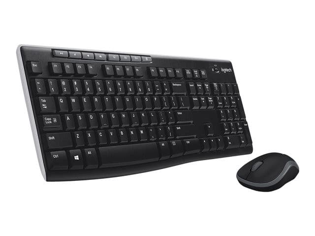 Logitech MK270 Wireless Keyboard and Mouse Combo - German Layout, Black - Image 6