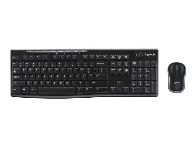 Logitech MK270 Wireless Keyboard and Mouse Combo - German Layout, Black - Image 7