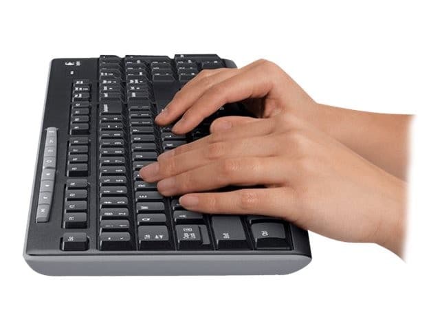 Logitech MK270 Wireless Keyboard and Mouse Combo - German Layout, Black - Image 8