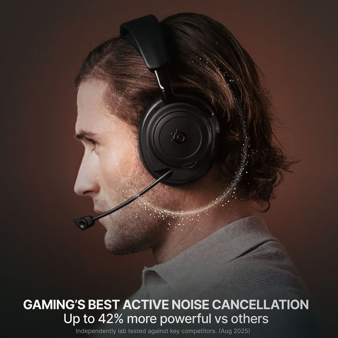 SteelSeries Arctis Nova Elite Wireless Gaming Headset - Black - Image 5