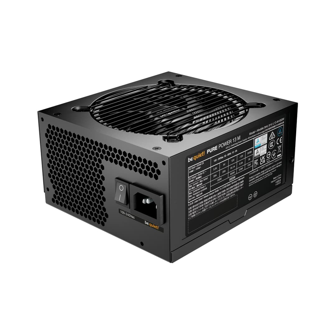 be quiet! Pure Power 13 M 650W ATX 3.1 80 PLUS Gold Fully Modular PSU Power Supply - Image 3