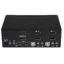 StarTech.com SV231DPDDUA 2 Port Dual DisplayPort USB KVM Switch with Audio & USB 2.0 Hub - Dual Monitor, 2560x1600 60Hz thumbnail 3
