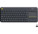 Logitech K400 Plus Wireless Touch Keyboard with Touchpad Black thumbnail 1
