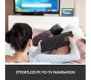Logitech K400 Plus Wireless Touch Keyboard with Touchpad Black thumbnail 2