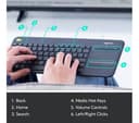 Logitech K400 Plus Wireless Touch Keyboard with Touchpad Black thumbnail 3