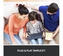 Logitech K400 Plus Wireless Touch Keyboard with Touchpad Black thumbnail 6
