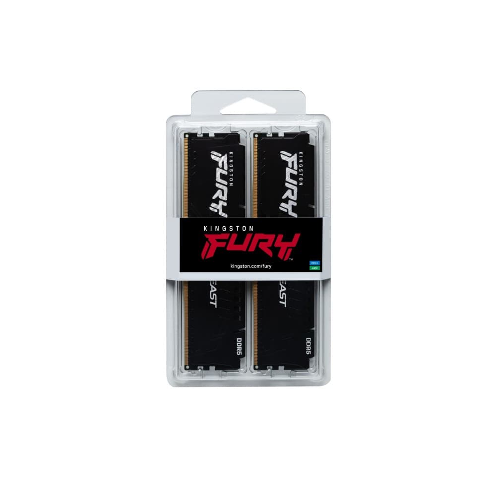 Kingston FURY Beast Black KF560C30BBEK2-32 32GB (2 x 16GB) 6000MHz CL30 DDR5 (Kit of 2) Desktop RAM - Image 5