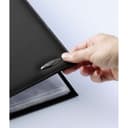 Rexel Soft Touch Smooth A4 Display Book 24 Pocket Black 2101185 thumbnail 3