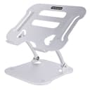 StarTech.com Laptop Stand for Desk, Ergonomic Laptop Stand Adjustable Height, Aluminum, Portable, Supports up to 22lb (10kg), Foldable Laptop Holder for Desk - Angled Notebook Computer Riser/Lift thumbnail 1