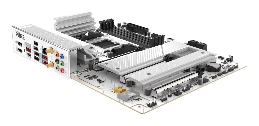 Sapphire PURE B850A WIFI 7 AMD B850 Socket AM5 DDR5 ATX Motherboard - Image 5