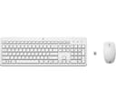 HP 230 Wireless Keyboard & Mouse Set White - UK Layout thumbnail 1