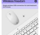 HP 230 Wireless Keyboard & Mouse Set White - UK Layout thumbnail 6