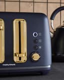 Morphy Richards Accents 4 Slice Toaster - Navy thumbnail 3